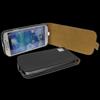 CUSTODIA DEJAVU DVONES4BK con apertura a flip per Samsung Galaxy S4 I9500 NERO